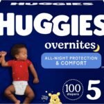 Huggies Overnites Size 5 Overnight Diapers (27+ lbs), 100 Ct