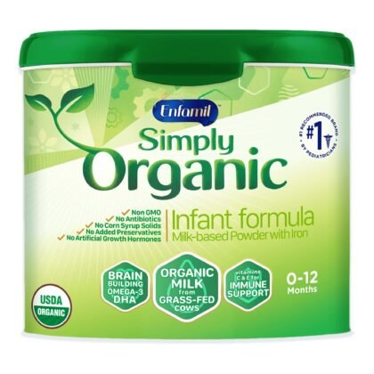 Infant Formula Enfamil Organic 19.5 oz. Canister Powder Case of 4