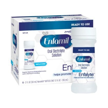 Oral Electrolyte Solution Enfamil® Enfalyte® 2 oz. Bottle Ready to Use (167101)
